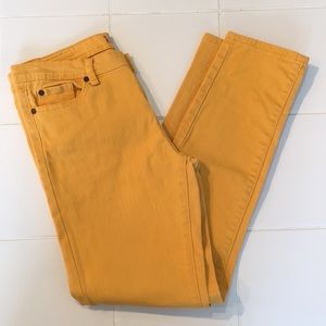 Sanctuary Denim High Waisted Yellow Skinny Jean 29
